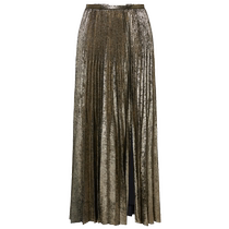 (Same style as Dong Jie) edition2024 elite wardrobe series retro bronzing pleated skirt EBD4SKT021