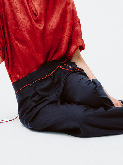 Edition× Samuel Gui Yang Joint Series Hand-Woven Cord Suit Pants Ebe1Pat034