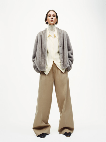 Edition Plush Outwear for Women 2025 Winter New Style Imitation Rabbit Fur Eco-Friendly Fur Outwear Ebe4Cot013