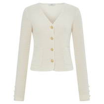 edition knitted cardigan womens 2024 spring new style small fragrance crochet hollow blouse jacket EBD1CART06