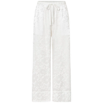 (88 new drop) edition2024 summer new style cool jacquard silk wide leg pants EBD2PAT011