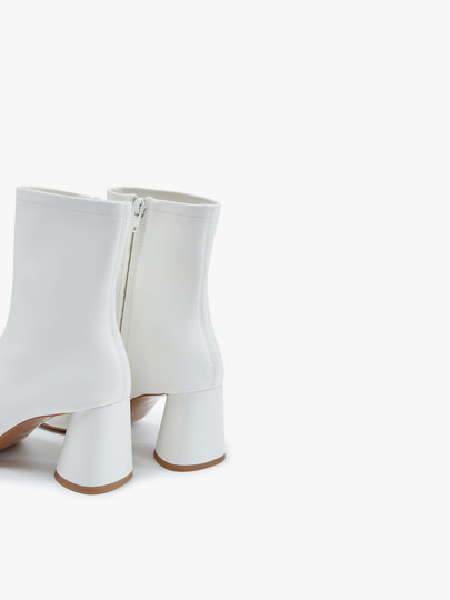 Edition Sheepskin Short Boots for Women Spring New Style French Style Thick High Heel Genuine Leather Boots Ebd1Shs004