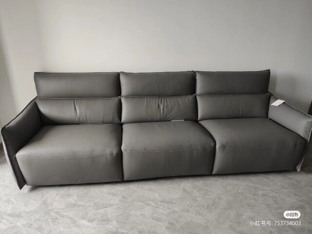 natuzzi editions Yidisen C027 leather leather sofa light luxury Italian minimalism