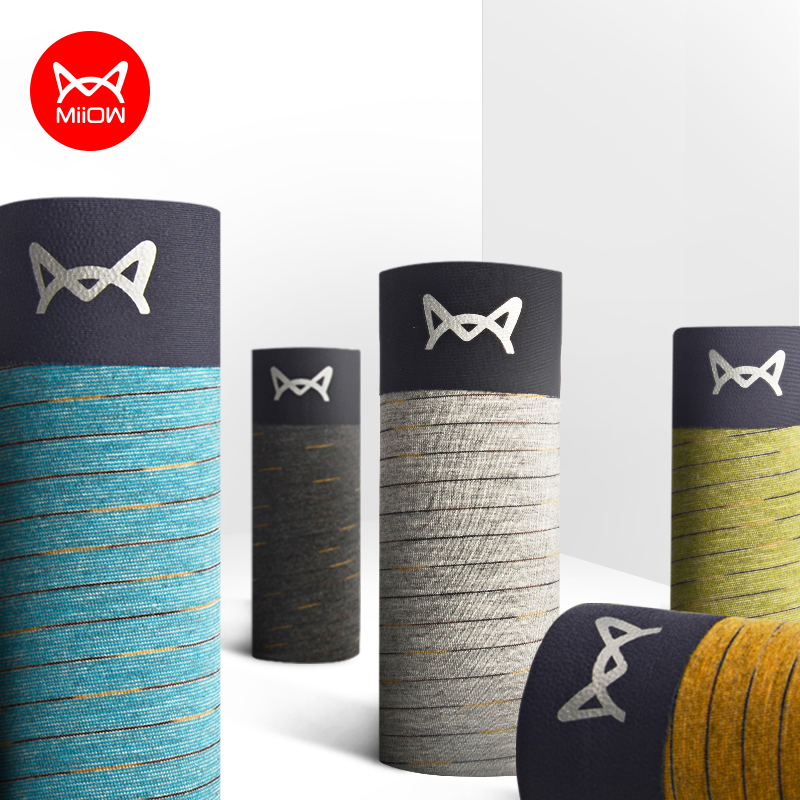 Cat Man Modal men's underwear Men's boxer pants incognito ice silk pure cotton crotch breathable large size striped boxer head