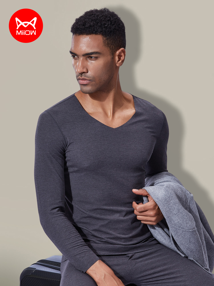 Cat man men's incognito fever pants Tight base fever autumn pants Thin Modell autumn clothes sanitary pants