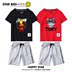 Chàng trai mùa hè phù hợp với mô hình 2020 mùa hè trẻ em đẹp trai bông váy vừa trẻ Iron Man T-shirt. 