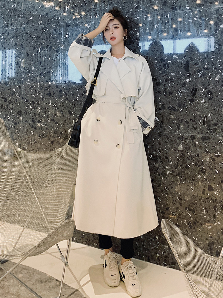 Lecea Alice in the women's medium long version 2022 Spring new Inn Wind high-end atmosphere Slim Coat