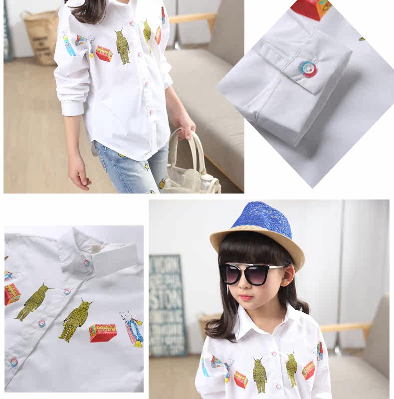 Chemise fille HUNHUNBEAR à manche longue - Ref 2084858 Image 46