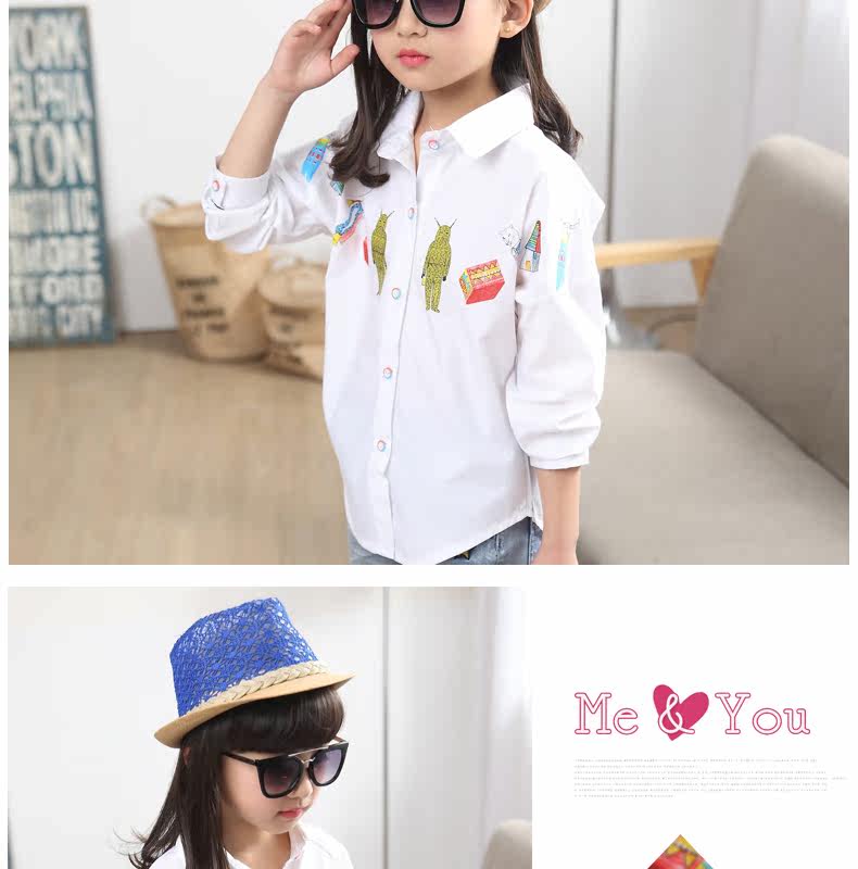 Chemise fille HUNHUNBEAR à manche longue - Ref 2084858 Image 45