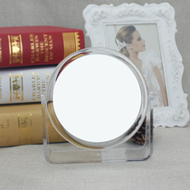 Puwang people creative desktop desktop makeup mirror female double-sided vanity mirror HD princess makeup mirror portable mirror