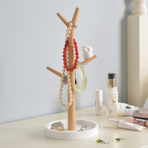 Puwang family owl creative jewelry rack European necklace jewelry storage rack earring shelf display rack