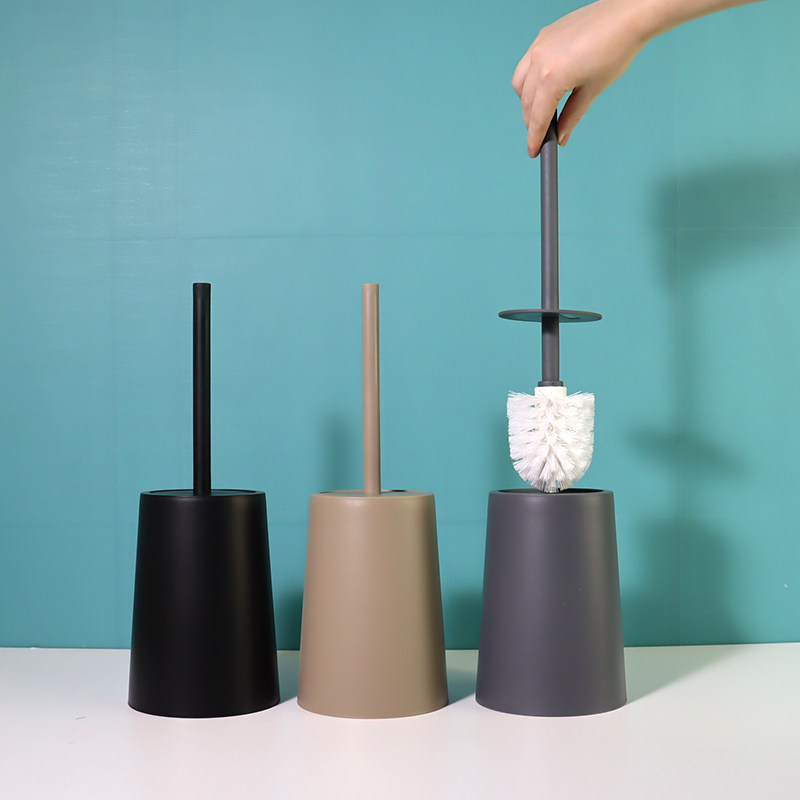 No Dead Angle Creative Toilet Brush Suit Plastic Thickening With Base Makeup Room Bathroom Toilet Brushed Toilet Brush