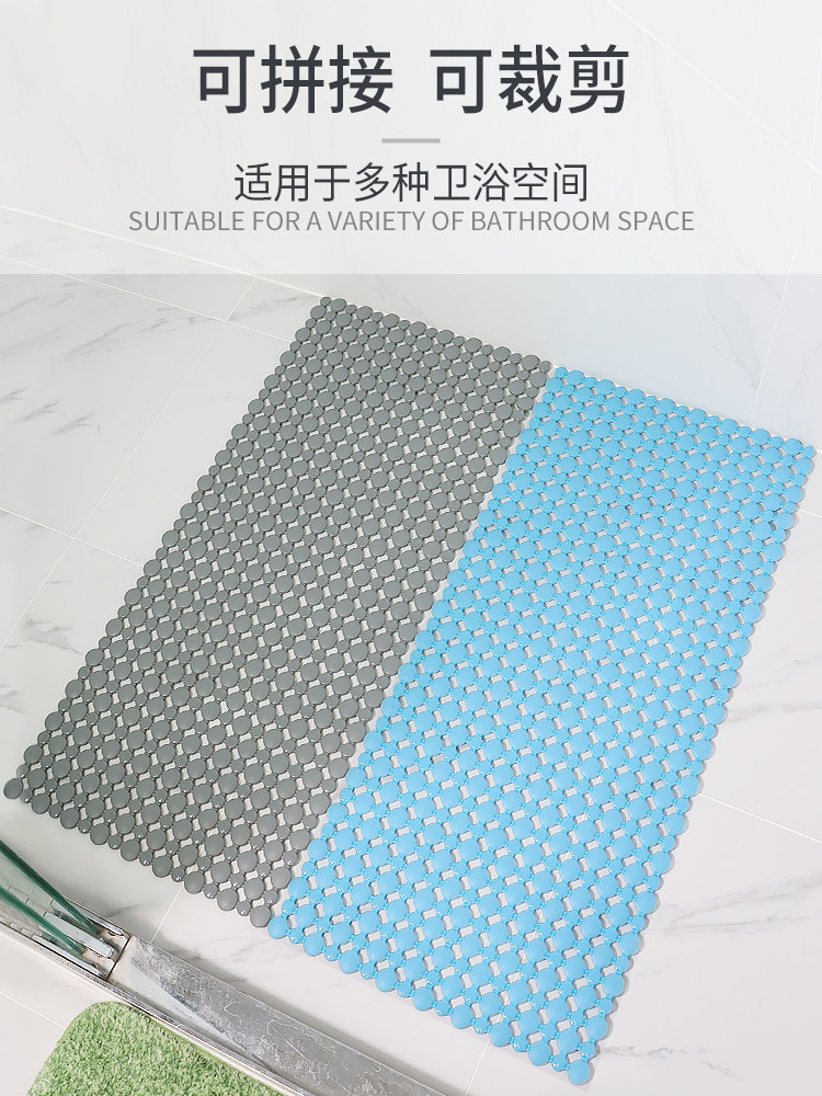 TPE PP composite material Bathroom non-slip mat Shower room bath mat Kitchen powder room hollow non-slip mat