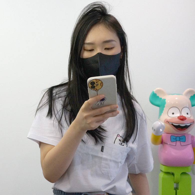 Authentic broken code welfare RIPNDIP middle finger bitch pocket TEE basic couple short-sleeved T-shirt
