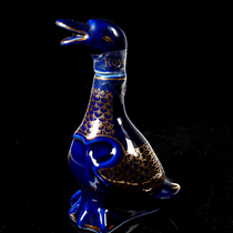 Blue Goose Ceramic Small Wine Version Wine Office Old Dress Only Collection 100 Ml Wine Bottle Wine Cabinet Furnishing Old Objects