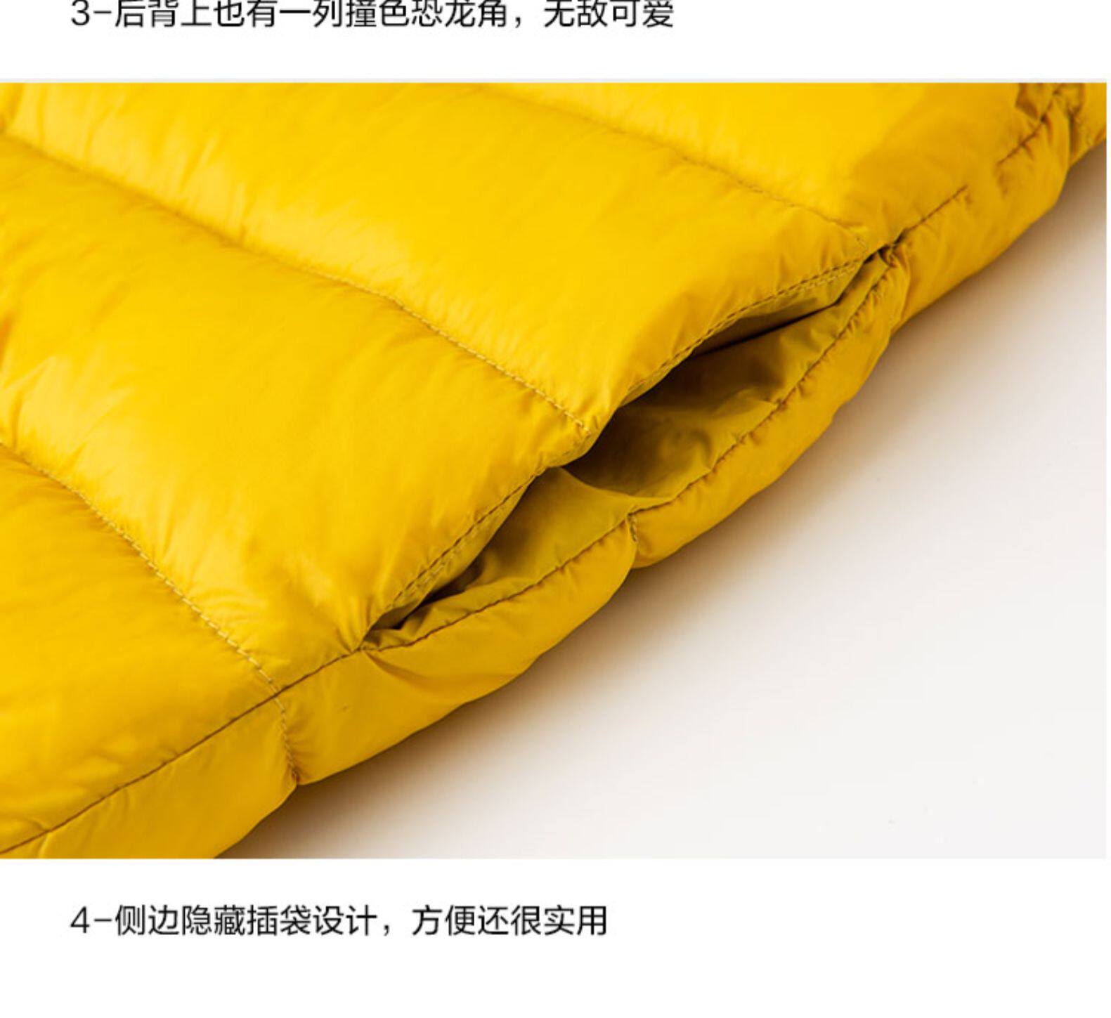 巴拉巴拉旗下 儿童可爱恐龙羽绒服 美国杜邦三防涂层 图14