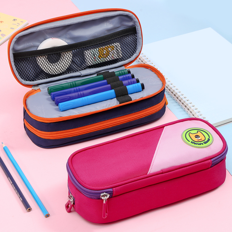 Primary School Children Large Capacity Pencil Case Boy Multifunction Pen Case Children Lead Pencil Case Girl Cute Cartoon Pen Bag