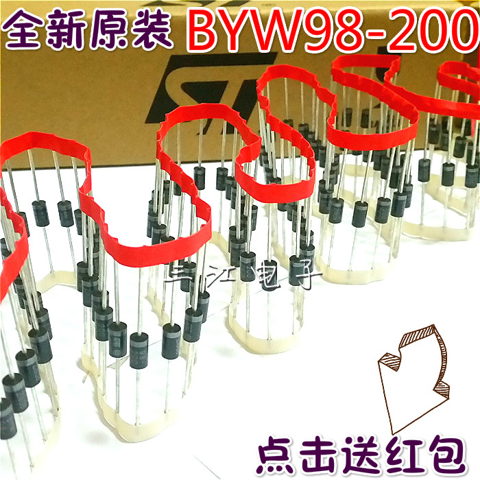 BYW98-200 3A200V fast recovery diode BYW98200 power rectifier diode new original