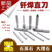 Quartz stone patchwork knife head Stone trimming knife Gong machine milling cutter Countertop straight knife Marble tile field slotting