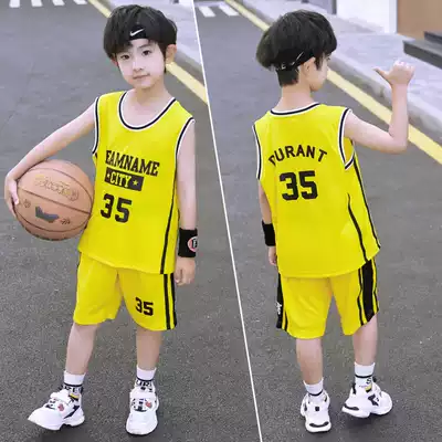 Boys ' suits Summer thin jerseys sleeveless big children's summer children's sports quick-drying boys basketball clothes vest tide