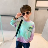 Осенний хлопковый детский приятный телу лонгслив для мальчиков, подходит для подростков