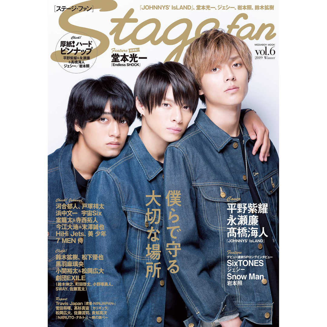 Stage Fan Vol 6 平野紫耀永瀬廉高橋海人堂本光一stagefan