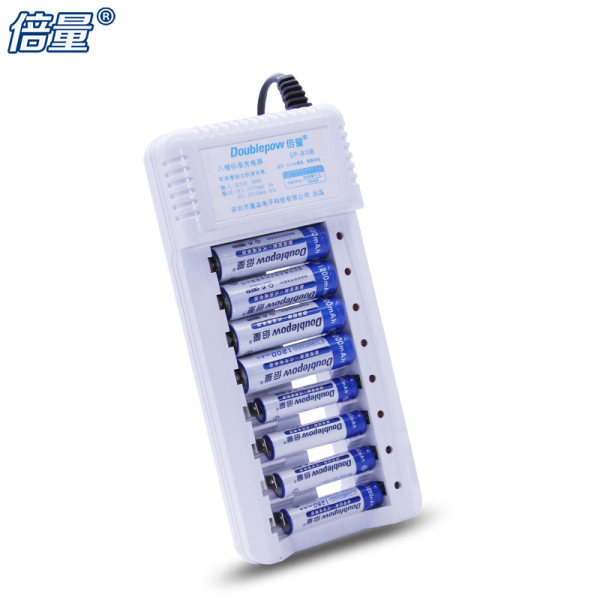 Doublepow 倍量 B108 通用充电器 配5号7号充电电池各4节 优惠券折后￥21.8包邮（￥26.8-5）