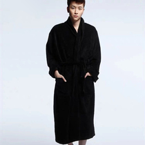 PX & FC nightgown pajamas couple Mens Women Winter flannel yukata plus length padded coral velvet