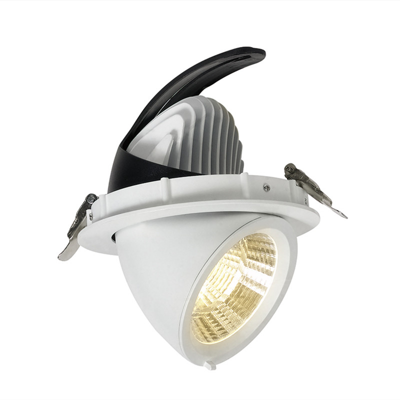 Jiamei lighting led spotlight integrated elephant trunk ceiling spotlight clothing store shopping mall 35w high power embedded spotlight