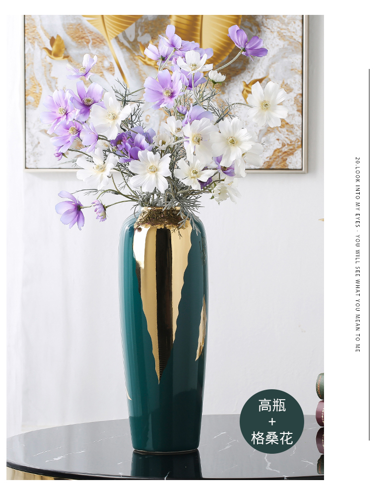 Ceramic vase furnishing articles I and contracted light dry flower adornment TV ark, much creative the sitting room porch table decoration