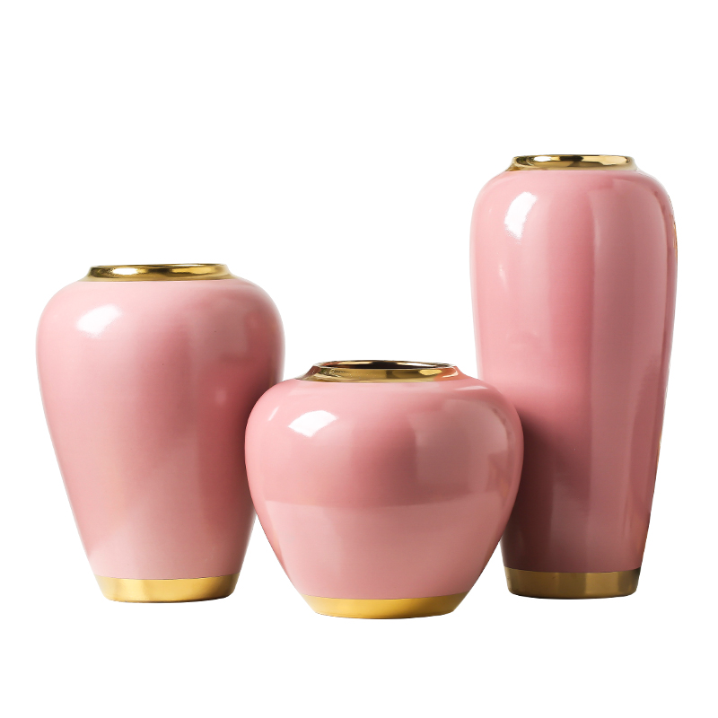 I and contracted style is light and decoration ceramics dried flower vase furnishing articles sitting room flower arranging creative household act the role ofing is tasted table decoration