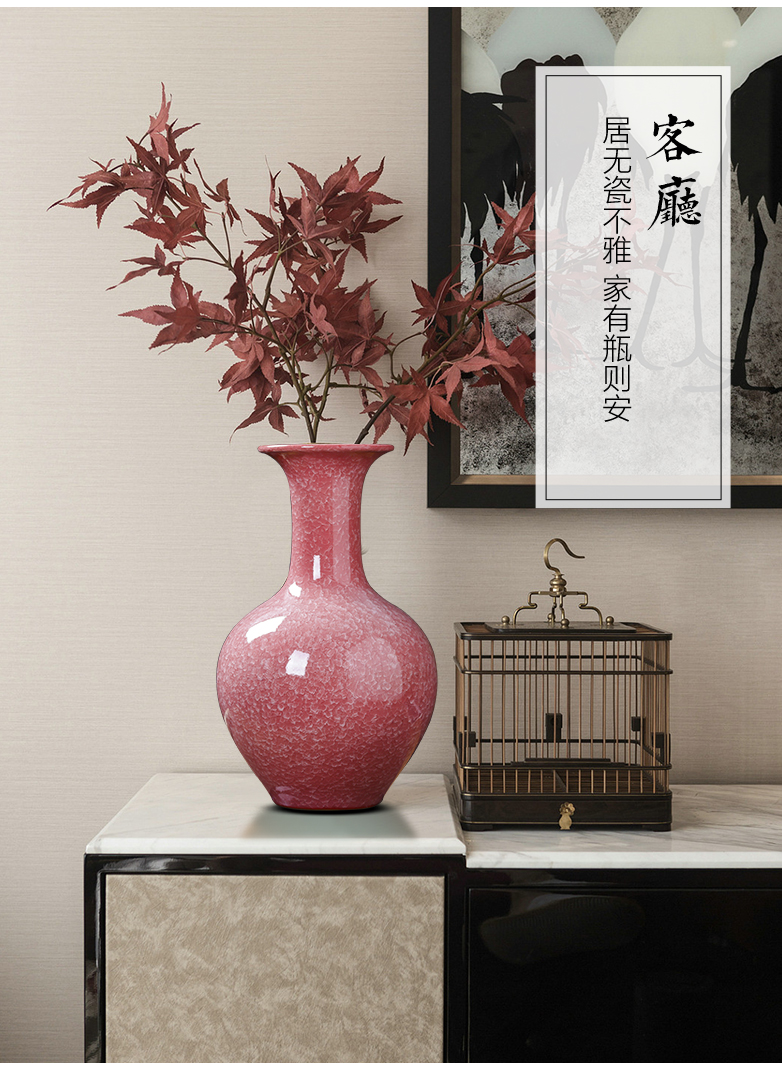 Jingdezhen ceramics vase archaize up pomegranate bottles of the sitting room of Chinese style household flower arranging TV ark, act the role ofing is tasted furnishing articles