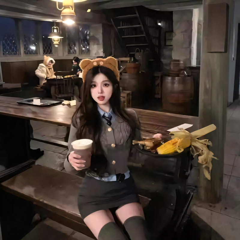 Universal Studios American College Style Miu-Style Disney Amusement Park Jk Uniform Set Dress Outfit for Adults Spring and Summer