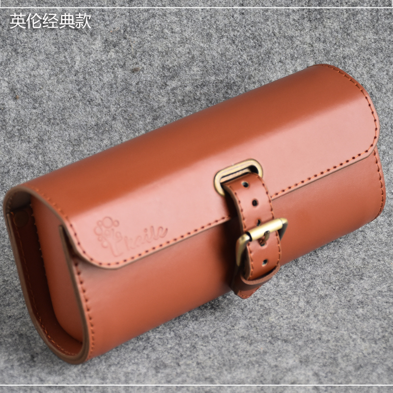 kaile bicycle retro tool tail bag PU leather British classic