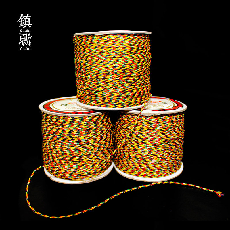 Colorful rope line No elastic King Kong Star moon Bodhi Man playing with Buddha Pearl Rope Hand Condensed string of beads rope 72 Jade Line