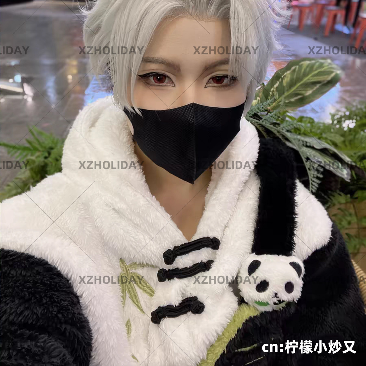 Game Love and Deepspace Cosplay Kostüm Panda Halloween Party 2