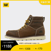 CAT Carter evergreen mens boots vintage work boots mens leather leather boots type coffee series casual boots