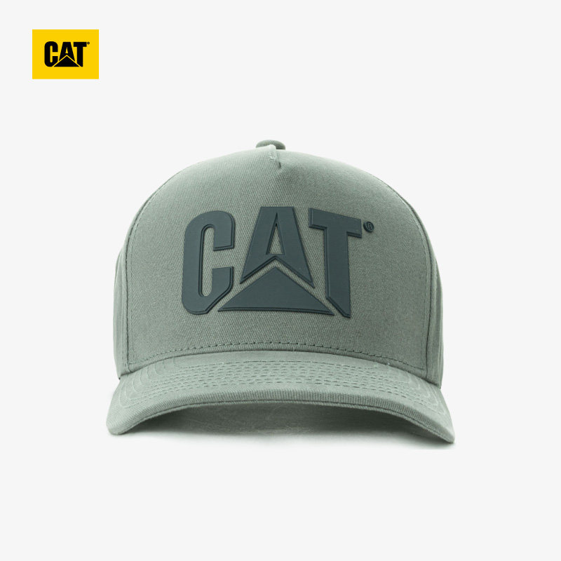 CAT Carter evergreen baseball cap gray logo print baseball cap CJ3BC205143