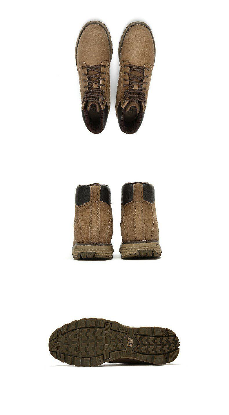 CAT извозчик осень и зима мужской INTAKE воловья кожа кожа случайный Ботинок механическая обработка Ботинок торговый центр в этом же моделье ревень Ботинок       