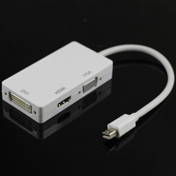 Apple Laptop Accessories Thunder Mini Mini Mini DP Go to VGA adapter high-definition DVI projector HDMI TV Line MacBook Air Pro turn