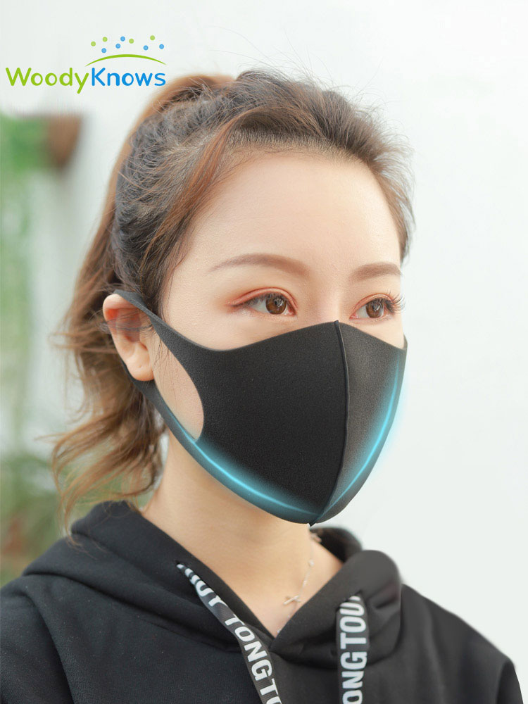 Washable 3D three-dimensional sponge mask anti-dust pollen mask men and women spring and summer masks breathable thin 6