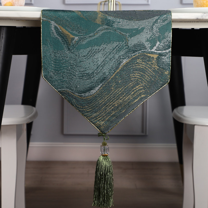 Dream lover table flag modern minimalist Nordic style table decoration towel long high-end luxury bed flag bed end towel