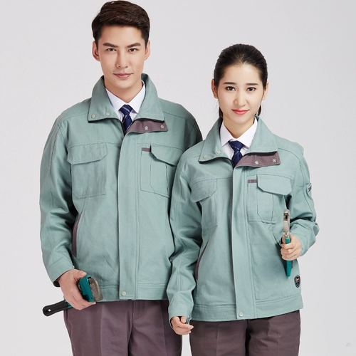 Хлопковый элитный комбинезон, нарукавники, износостойкий комплект, защита от ожогов