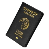 Cross Black Panther Country Mestiance Alliance RFID Антимагнитный паспортный набор набор воздушных билетов.