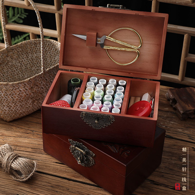 Sewing box home practical highend multifunctional wedding dowry dowry