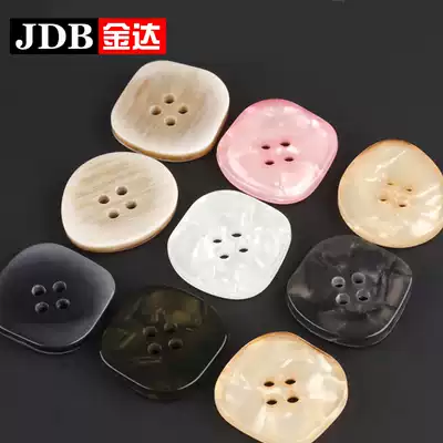 Jinda coat buttons Children's wild irregular clothes windbreaker Sweater Cashmere decoration woolen cashmere large buttons