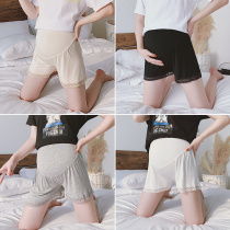 Pregnant womens safety pants Summer thin section wear anti-light pregnancy modal wild loose large size belly shorts