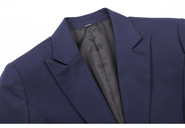 New Volvo 4S store suits men and women's suits, professional work clothes, navy blue slim suits, trousers, work clothes