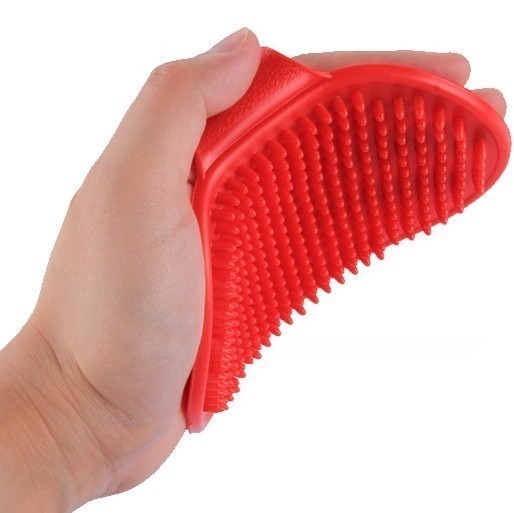 Two only Loaded Pets Bathing Gloves Small Dogs Bathing Brushes Tools Bath Massage Gross Kitty Pets Clean