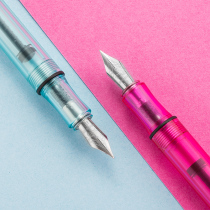 (Driver pen shop) Ghost Horse elf transparent demonstration pocket pen short and transparent air pen